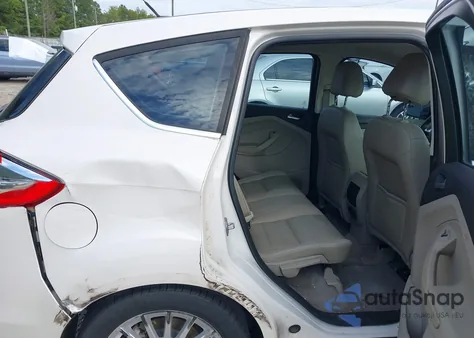 2015 Ford C-Max Hybrid Sel из США, поврежденный, VIN 1FADP5BU2FL124665